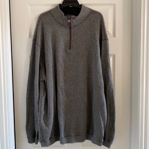 Cremieux 1/4 zip reversible grey/black 3XT
